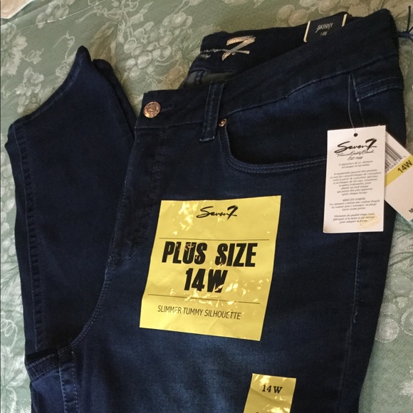 22w Seven7 slimming skinny plus size - Picture 5 of 7